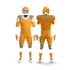 Hgh Quality American Football Apparels in Two Colors Combination Wth Super Protective Pads